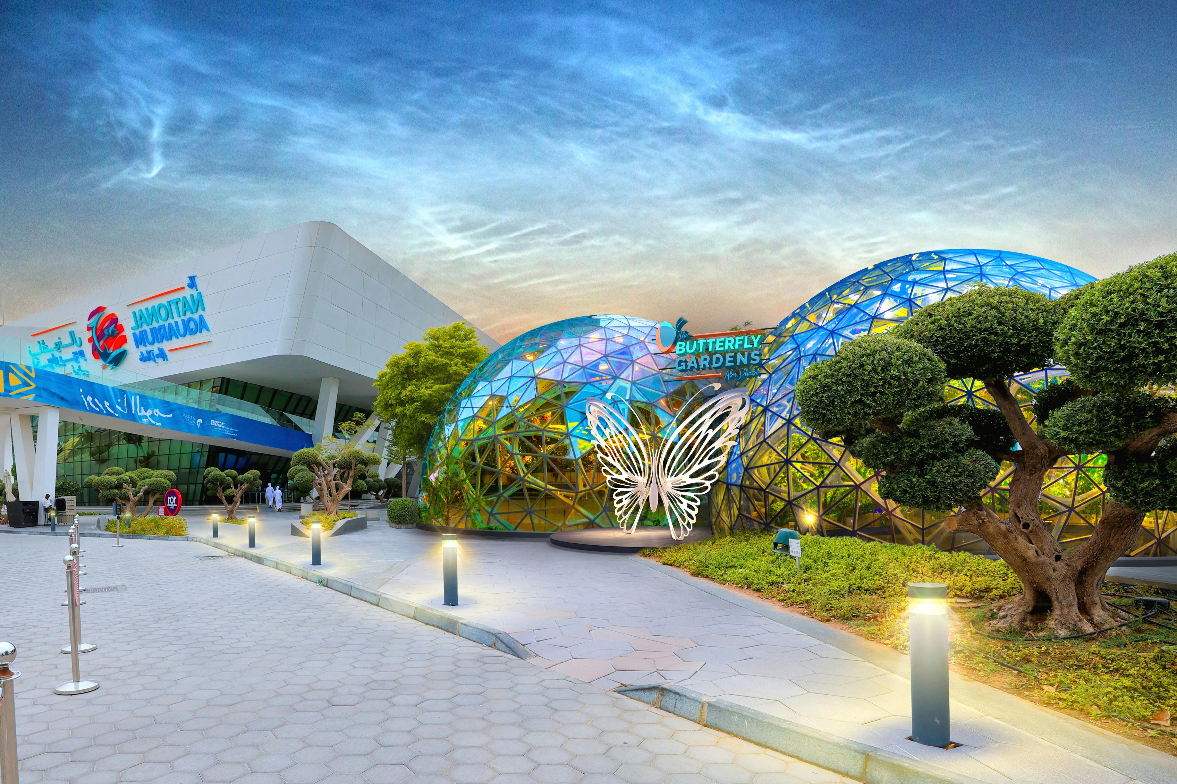 The Butterfly Gardens & The National Aquarium Abu Dhabi: Entry Ticket - Photo 1 of 8